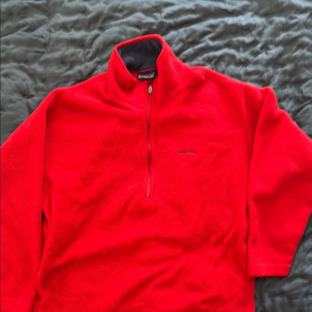 Patagonia Vibrant Red Fleece Pullover